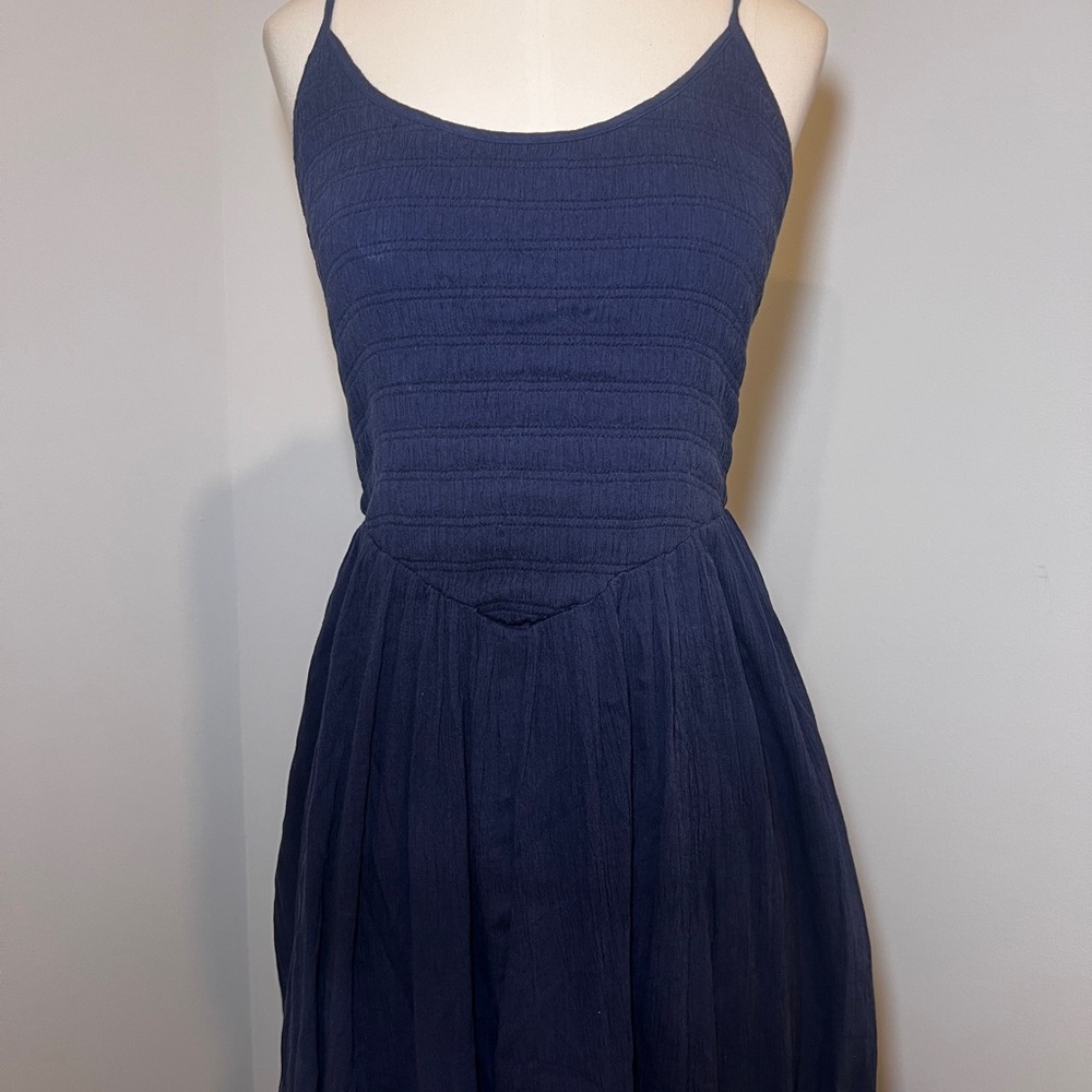 Aerie Midnight Blue Midi Dress